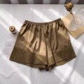 Pants anti-glare female summer can be worn outside the thin section of breathable loose ice silk bottoms shorts ruffled lace does not roll edge