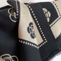 Explosive camellia imitation cashmere scarf women's decorative double-sided shawl long section jacquard hundred with warmth Explosive camellia imitation cashmere scarf women's decorative double-sided shawl long section jacquard hundred with warmth