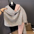 2025 fall and winter new love bird's nest scarf fashion wild thickened warm two-sided shawl 2025 fall and winter new love bird's nest scarf fashion wild thickened warm two-sided shawl