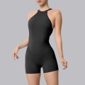 New tight sports quick dry jumpsuit peach butt outdoor running fitness jumpsuit backless one-piece yoga clothing New tight sports quick dry jumpsuit peach butt outdoor running fitness jumpsuit backless one-piece yoga clothing