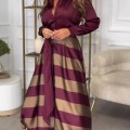Autumn and winter new Europe and the United States trend of fashion long-sleeved ladies shirt dress suit