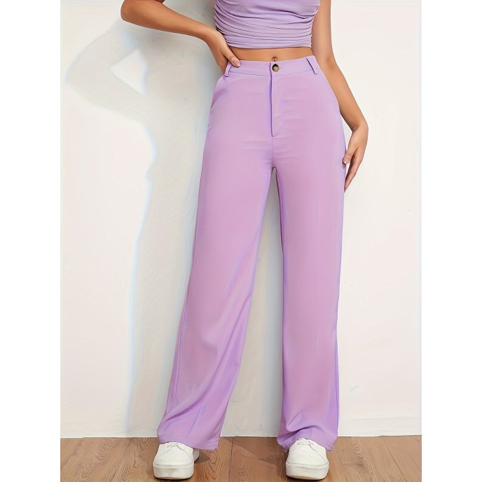 New spring, autumn and summer female solid color high waist draping comfortable casual Slim through New spring, autumn and summer female solid color high waist draping comfortable casual Slim through