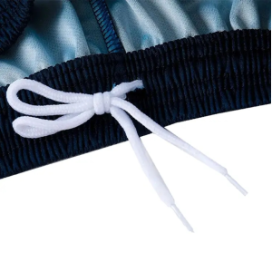 2025 New Blue O-Neck Half Sleeve Polyester Sweatsuit