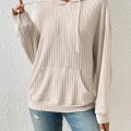 2025 Spring and Autumn New Solid Color Retro Fashion Hoodie Versatile Loose and Premium Women's Hoodie 2025 Spring and Autumn New Solid Color Retro Fashion Hoodie Versatile Loose and Premium Women's Hoodie