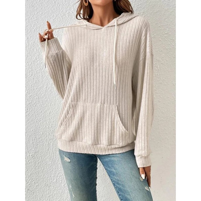 2025 Spring and Autumn New Solid Color Retro Fashion Hoodie Versatile Loose and Premium Women's Hoodie 2025 Spring and Autumn New Solid Color Retro Fashion Hoodie Versatile Loose and Premium Women's Hoodie