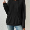 2025 Spring and Autumn New Solid Color Retro Fashion Hoodie Versatile Loose and Premium Women's Hoodie 2025 Spring and Autumn New Solid Color Retro Fashion Hoodie Versatile Loose and Premium Women's Hoodie
