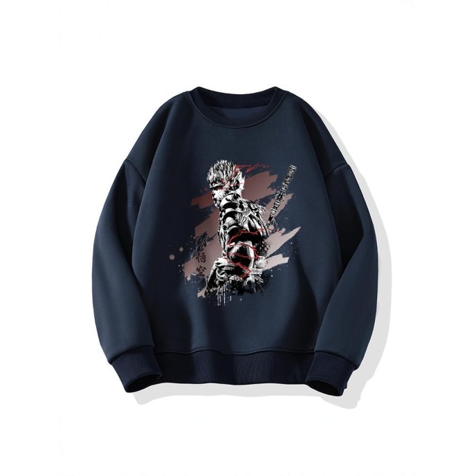 [Hot Sale]Wukong Monkey King China-Chic round neck pullover sweater men's and women's long sleeved blouses