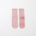 Yoga socks, mid tube socks, pure cotton anti slip silicone indoor fitness Pilates women's long socks, sports socks