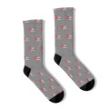 Flat needle double black heel socks breathable sports socks for men and women can wear pink Flat needle double black heel socks breathable sports socks for men and women can wear pink