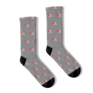 Flat needle double black heel socks breathable sports socks for men and women can wear pink