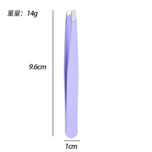 Three-piece portable folding safety eyebrow comb scissors bevel beauty tool eyebrow trimmer eyebrow clip set