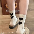 Autumn and winter cartoon flocking socks cute college style Autumn and winter cartoon flocking socks cute college style
