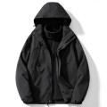 Outdoor assault suit, women's three in one detachable jacket, autumn and winter plush and thick windproof mountaineering suit