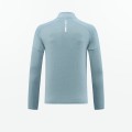 Men's long sleeved quick drying clothes, outdoor fitness training clothes, high elasticity semi open zipper sports T-shirt, running shirt Men's long sleeved quick drying clothes, outdoor fitness training clothes, high elasticity semi open zipper sports T-shirt, running shirt