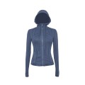 Autumn/Winter Yoga Suit Women's Hooded Jacket Sports Quick Drying Coat Slim Fit Long sleeved Sports Suit Top Equipment Fitness Suit Autumn/Winter Yoga Suit Women's Hooded Jacket Sports Quick Drying Coat Slim Fit Long sleeved Sports Suit Top Equipment Fitness Suit