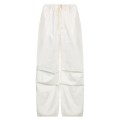 New European and American Spicy Girl Workwear Elastic Strap Drawstring Fashion Low Waist Wide Leg Casual Pants New European and American Spicy Girl Workwear Elastic Strap Drawstring Fashion Low Waist Wide Leg Casual Pants