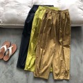 Elastic waist wide leg pants for women's thin Korean version loose new lazy casual pants Elastic waist wide leg pants for women's thin Korean version loose new lazy casual pants
