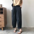 Elastic waist wide leg pants for women's thin Korean version loose new lazy casual pants Elastic waist wide leg pants for women's thin Korean version loose new lazy casual pants