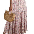 2025 New Floral High Waist A-Line Pleated Chiffon Half-Body Skirt 2025 New Floral High Waist A-Line Pleated Chiffon Half-Body Skirt