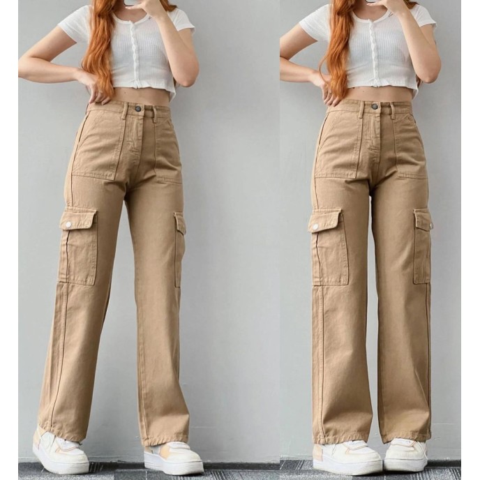 2025 new versatile casual pants mid-waist three-dimensional pockets pants waisted workers Dress Pants 2025 new versatile casual pants mid-waist three-dimensional pockets pants waisted workers Dress Pants