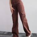 2025 new versatile casual pants mid-waist three-dimensional pockets pants waisted workers Dress Pants 2025 new versatile casual pants mid-waist three-dimensional pockets pants waisted workers Dress Pants