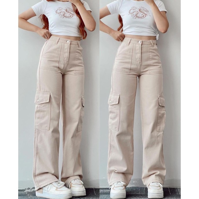 2025 new versatile casual pants mid-waist three-dimensional pockets pants waisted workers Dress Pants 2025 new versatile casual pants mid-waist three-dimensional pockets pants waisted workers Dress Pants