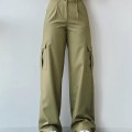 2025 new versatile casual pants mid-waist three-dimensional pockets pants waisted workers Dress Pants 2025 new versatile casual pants mid-waist three-dimensional pockets pants waisted workers Dress Pants