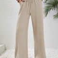 2025 Women's Autumn New Loose Versatile Solid Color Drag Floor Wide Leg Pants Casual Pants 2025 Women's Autumn New Loose Versatile Solid Color Drag Floor Wide Leg Pants Casual Pants