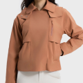 Women's short windbreaker Windproof breathable hardshell sports waterproof mountaineering clothing for women