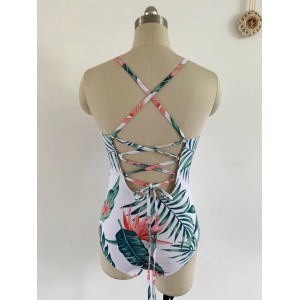 Simple Summer Swimwear Printed Beach Style