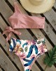 Bikinis One Shoulder Swimwear High Waist Bathing Suits