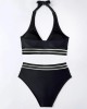 Bikini Halter High Waist Swimsuit Female Swimwear