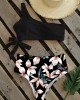 Bikinis One Shoulder Swimwear High Waist Bathing Suits