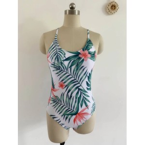 Simple Summer Swimwear Printed Beach Style