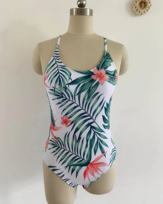 Simple Summer Swimwear Printed Beach Style