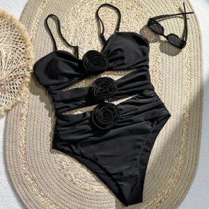 One Piece Swimsuits Push Up Bathing Suits Beach Style