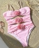 One Piece Swimsuits Push Up Bathing Suits Beach Style