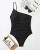 One Piece Swimsuit Women Criss Cross Swimwear High Cut Bodysuit