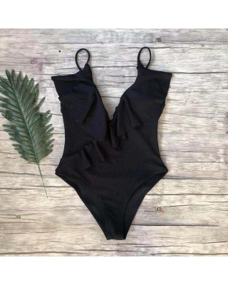 One-Piece Ruffle  Monokini