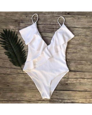 One-Piece Ruffle  Monokini