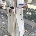 Feeling loose and elegant, shoulder length suit, retro wool coat, niche French medium length women's coat Feeling loose and elegant, shoulder length suit, retro wool coat, niche French medium length women's coat