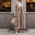 Warm coat in autumn and winter Long sleeve lapel women's plush coat women's coat Warm coat in autumn and winter Long sleeve lapel women's plush coat women's coat