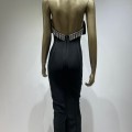 Hot New Bandage Dress Fashion Elegant Black Sequins Sheath Long Party Dresses Hot New Bandage Dress Fashion Elegant Black Sequins Sheath Long Party Dresses