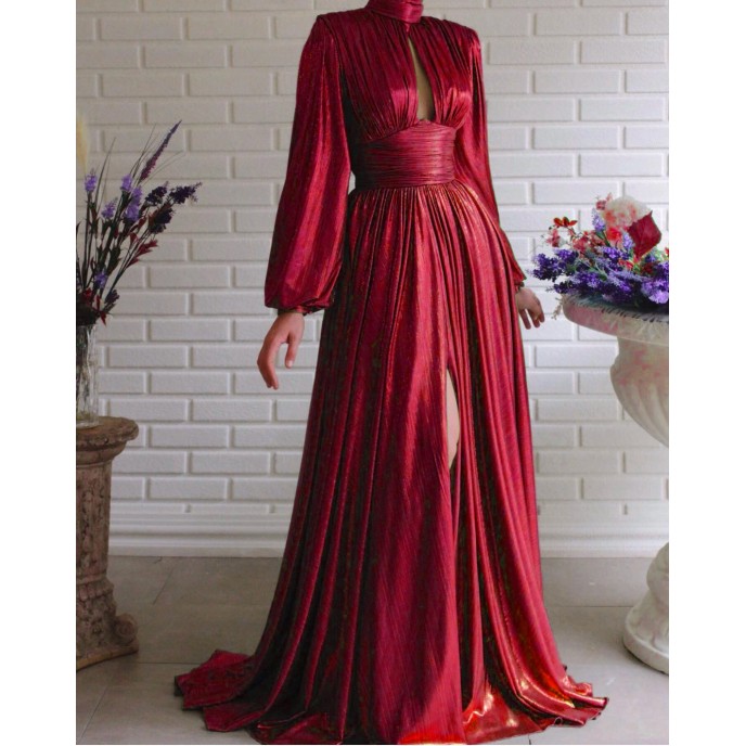 New 2025 spring and summer fashion color waist hanging neck swinging sexy avocado green dress long skirt. New 2025 spring and summer fashion color waist hanging neck swinging sexy avocado green dress long skirt.