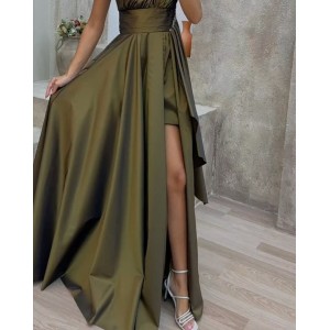 Ladies elegant dress autumn fashion loose dress