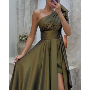 Ladies elegant dress autumn fashion loose dress