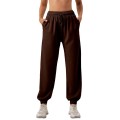 Autumn and winter high-waisted sweatpants women loose straight leg sports pants casual running with all out girt leg pants women Autumn and winter high-waisted sweatpants women loose straight leg sports pants casual running with all out girt leg pants women