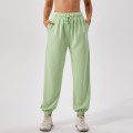 Autumn and winter high-waisted sweatpants women loose straight leg sports pants casual running with all out girt leg pants women Autumn and winter high-waisted sweatpants women loose straight leg sports pants casual running with all out girt leg pants women