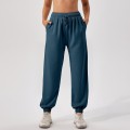 Autumn and winter high-waisted sweatpants women loose straight leg sports pants casual running with all out girt leg pants women Autumn and winter high-waisted sweatpants women loose straight leg sports pants casual running with all out girt leg pants women