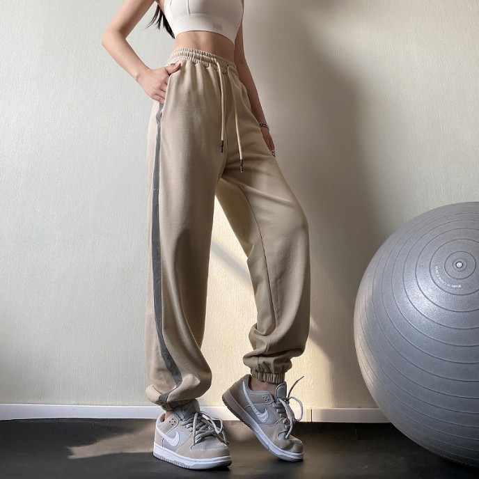 Loose sweatpants new running training closed leg yoga pants high waist show thin tide Loose sweatpants new running training closed leg yoga pants high waist show thin tide